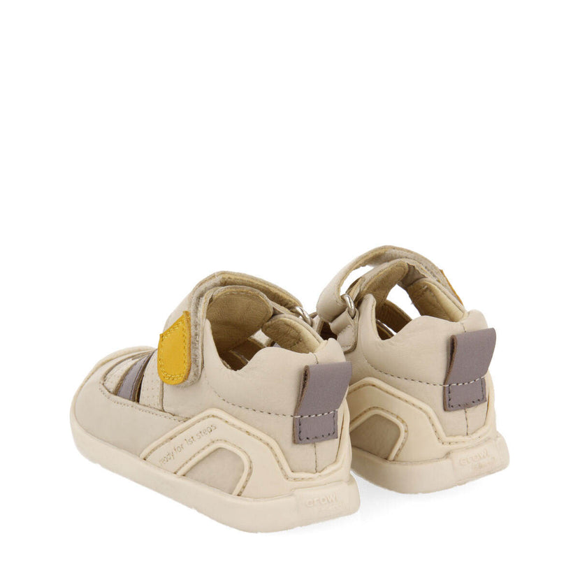 Bierry boys off white multi strap sandals