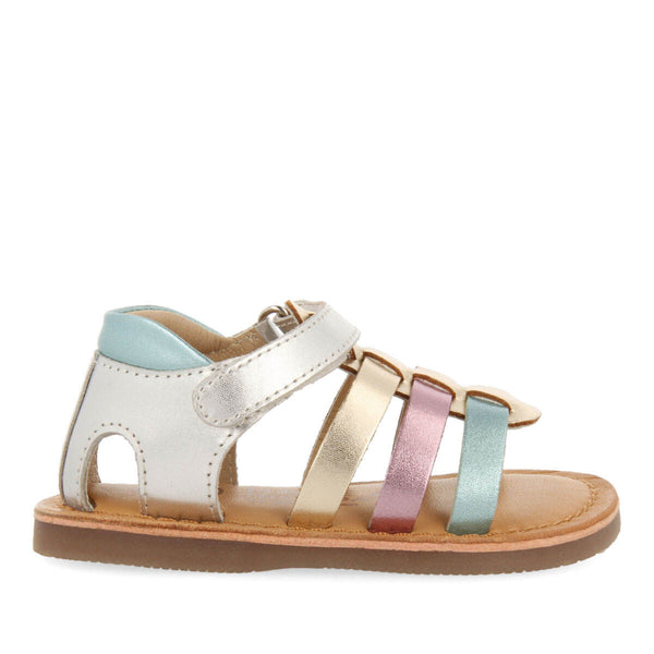 Sandalias de piel multicolor para niñas terive