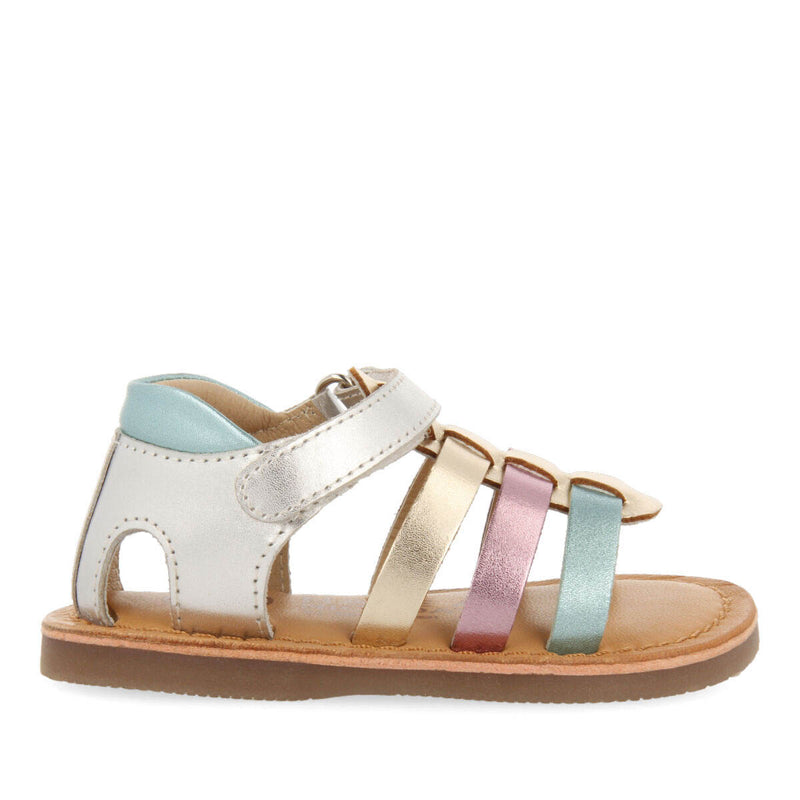 Sandalias de piel multicolor para niñas terive