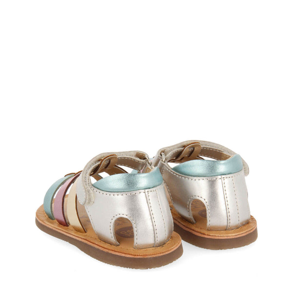 Sandalias de piel multicolor para niñas terive