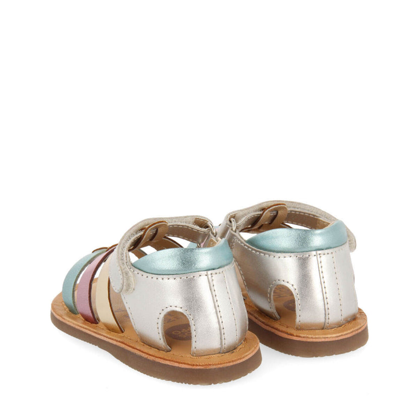 Sandalias de piel multicolor para niñas terive