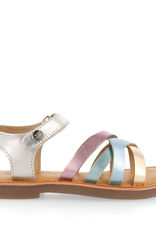 Simao girls multicoloured leather sandals