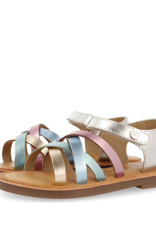 Simao girls multicoloured leather sandals