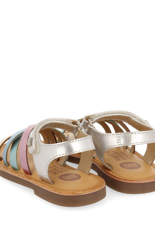 Simao girls multicoloured leather sandals