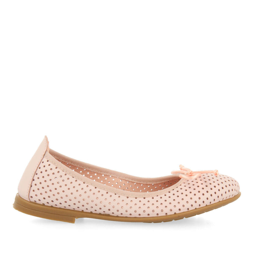 Aroffe girlsink leather ballet flats