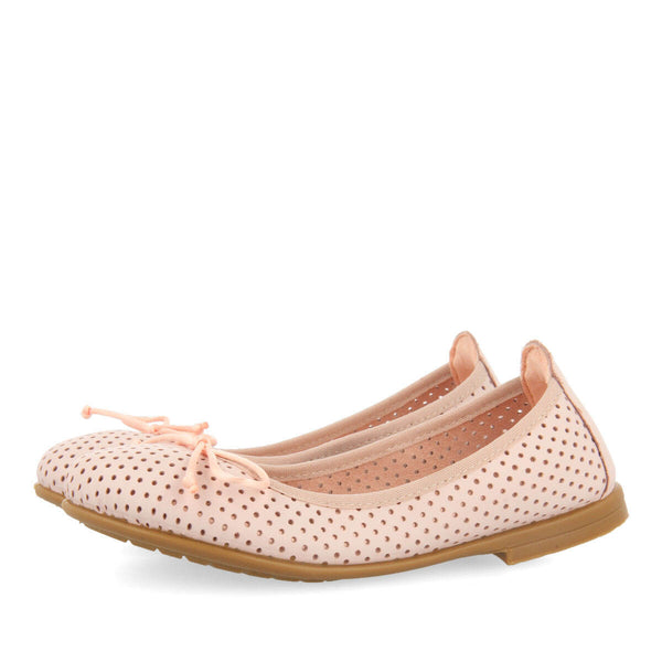 Aroffe girlsink leather ballet flats