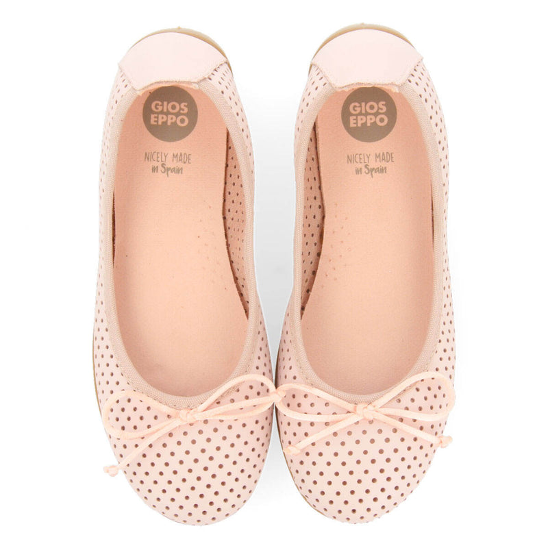 Aroffe girlsink leather ballet flats