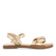 Xapuri girls metallic gold leather sandals