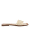 Sandalias planas de pala con trenzado off-white para mujer egleny 