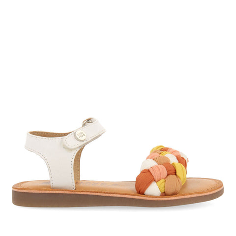 LAILLY GIRLS SANDALS WITH WHITE VAMPS