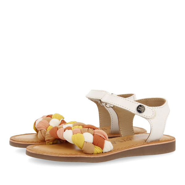 Lailly girls sandals with white vamps