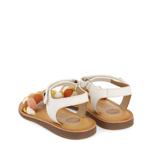 Lailly girls sandals with white vamps