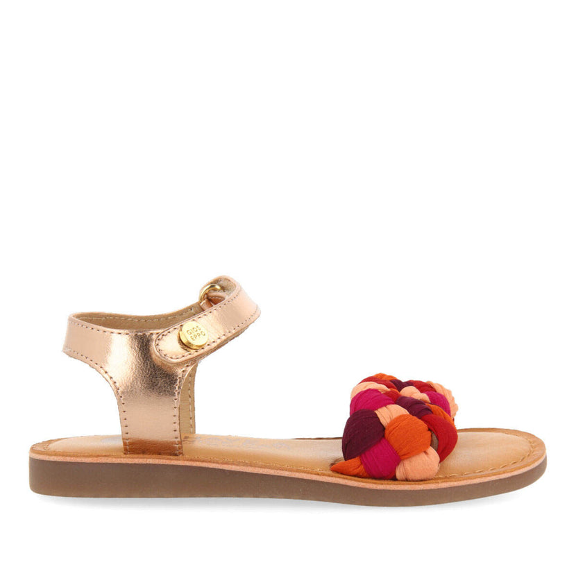 Lailly girls sandals with fuchsia vamps