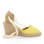 Sandalias tipo espadrille lima con cuña de yute para mujer buriti