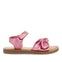 Stigny girls metallic fuchsia leather sandals