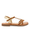Boucan girls tan suede effect leather sandals