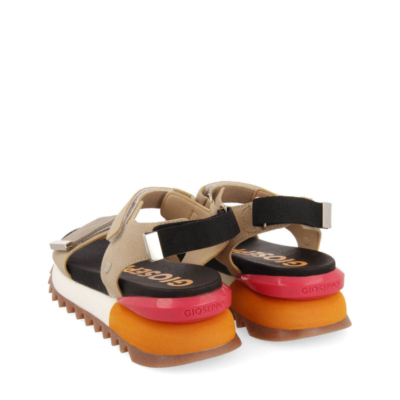 Sandalias deportivas beige para mujer buire