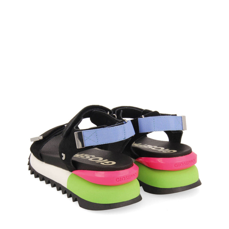 Sandalias deportivas negras para mujer buire