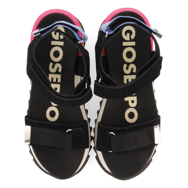 Sandalias deportivas negras para mujer buire