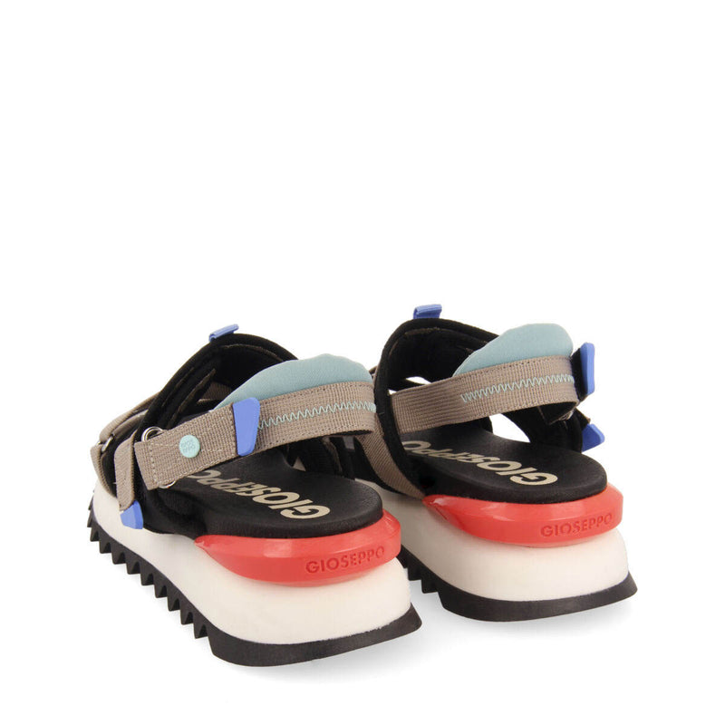 Blaru women's sporty black and grey sandals