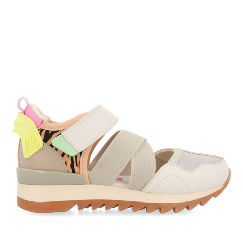 CATUJI GIRLS ZEBRARINT SPORTY BALLET FLATS