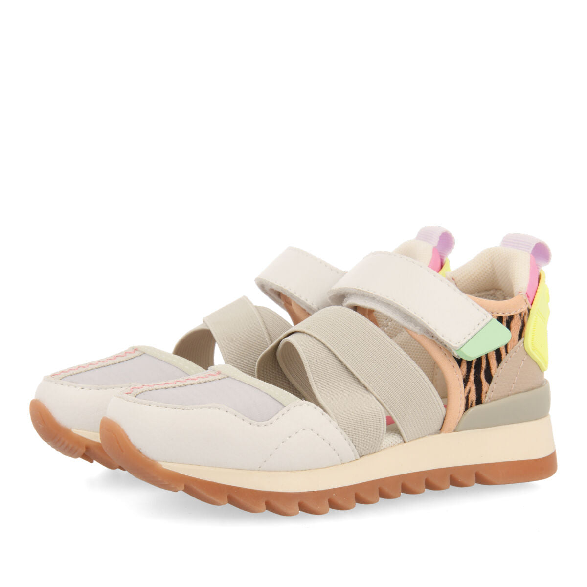 Catuji girls zebrarint sporty ballet flats