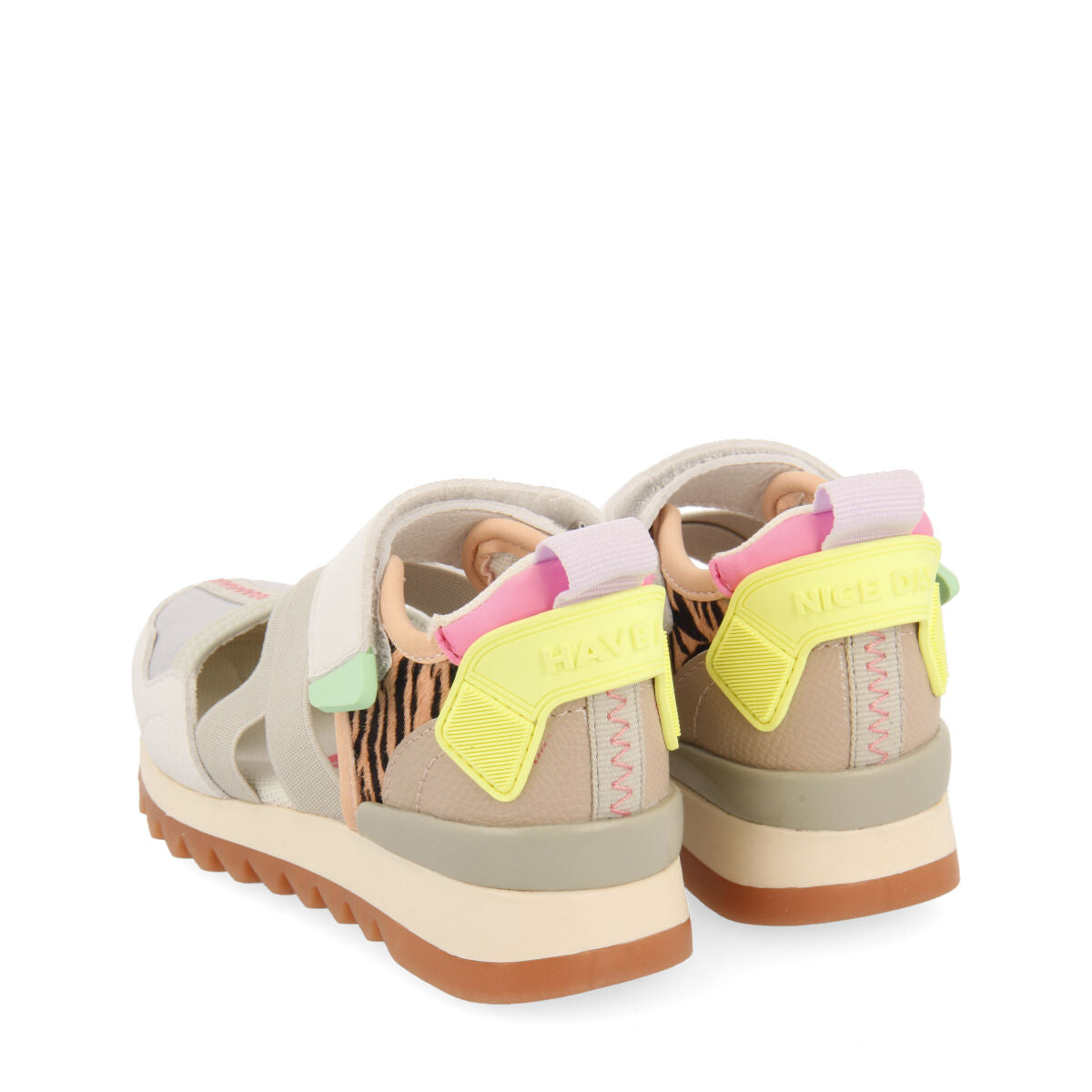 Catuji girls zebrarint sporty ballet flats