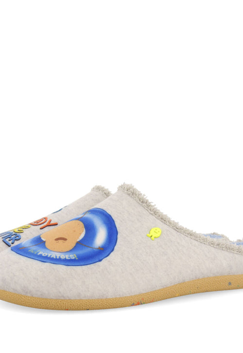 Itapevi grey slippers