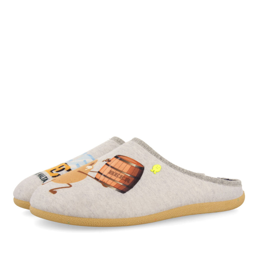 Chinelos de quarto cinzentos jambi