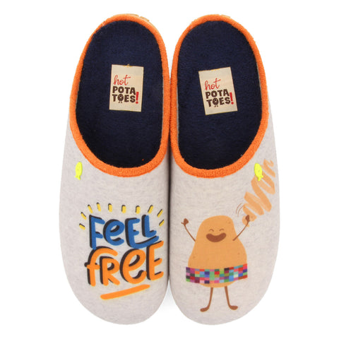 FRIZON GREY SLIPPERS