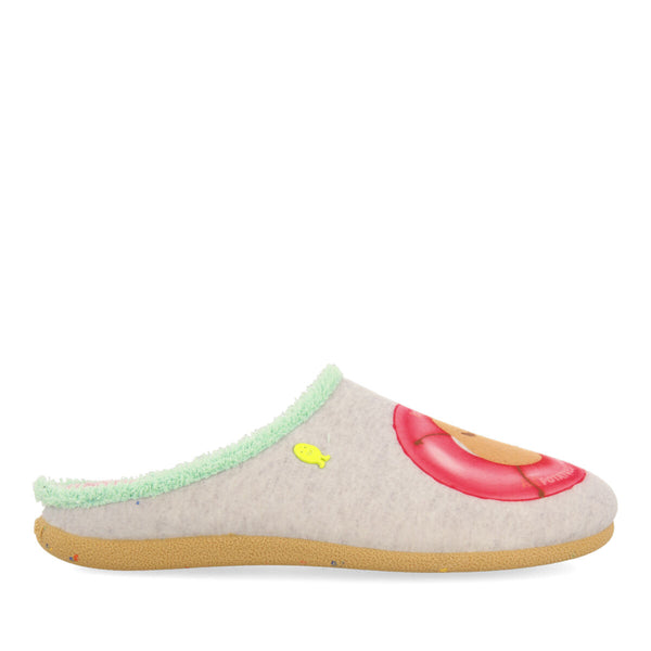 Chaussons gris labarde