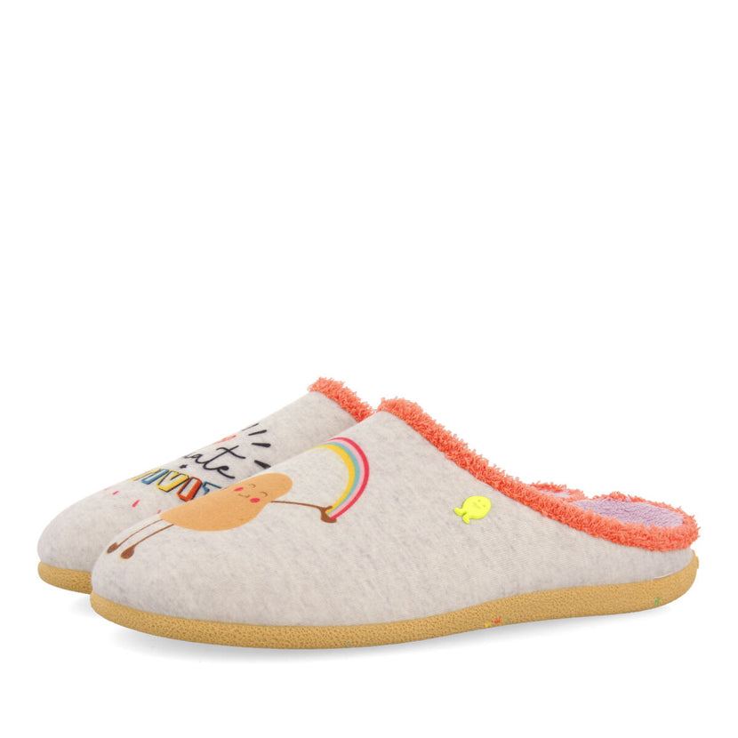 Sobral grey slippers