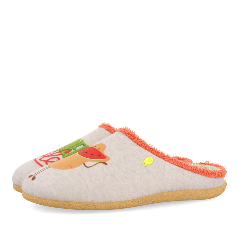 Tilques grey slippers