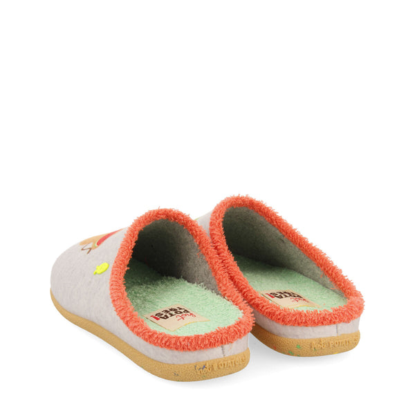 Tilques grey slippers