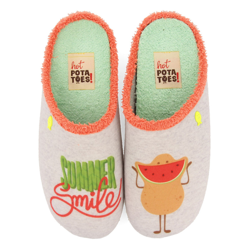 Tilques grey slippers