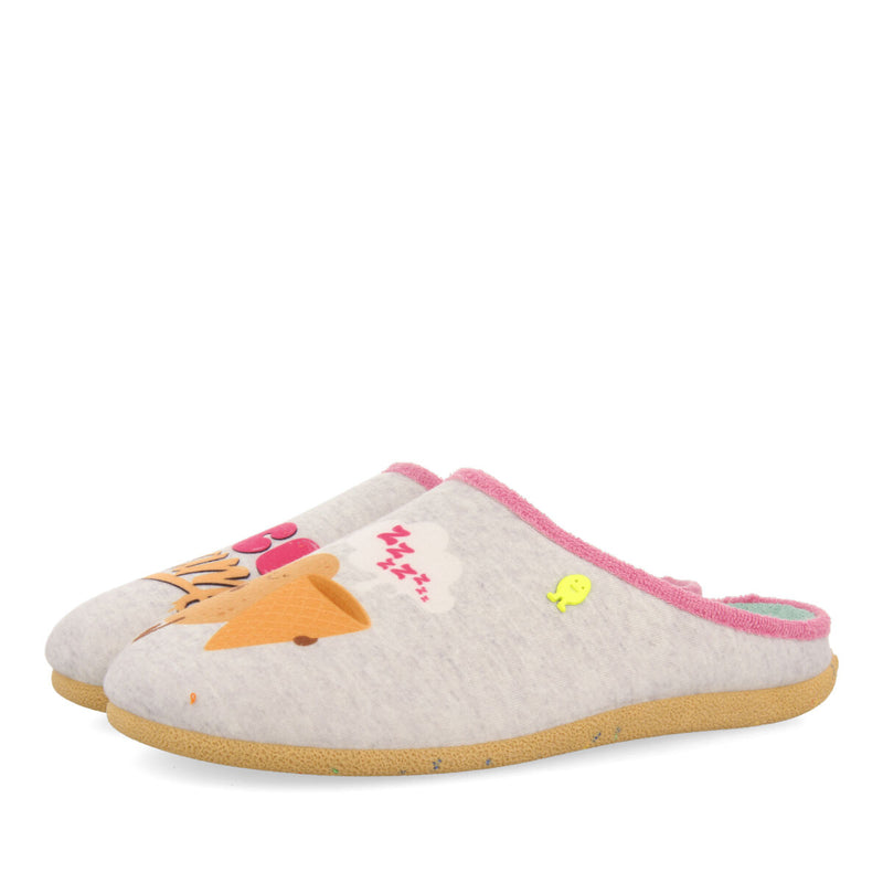 Raizeux grey slippers