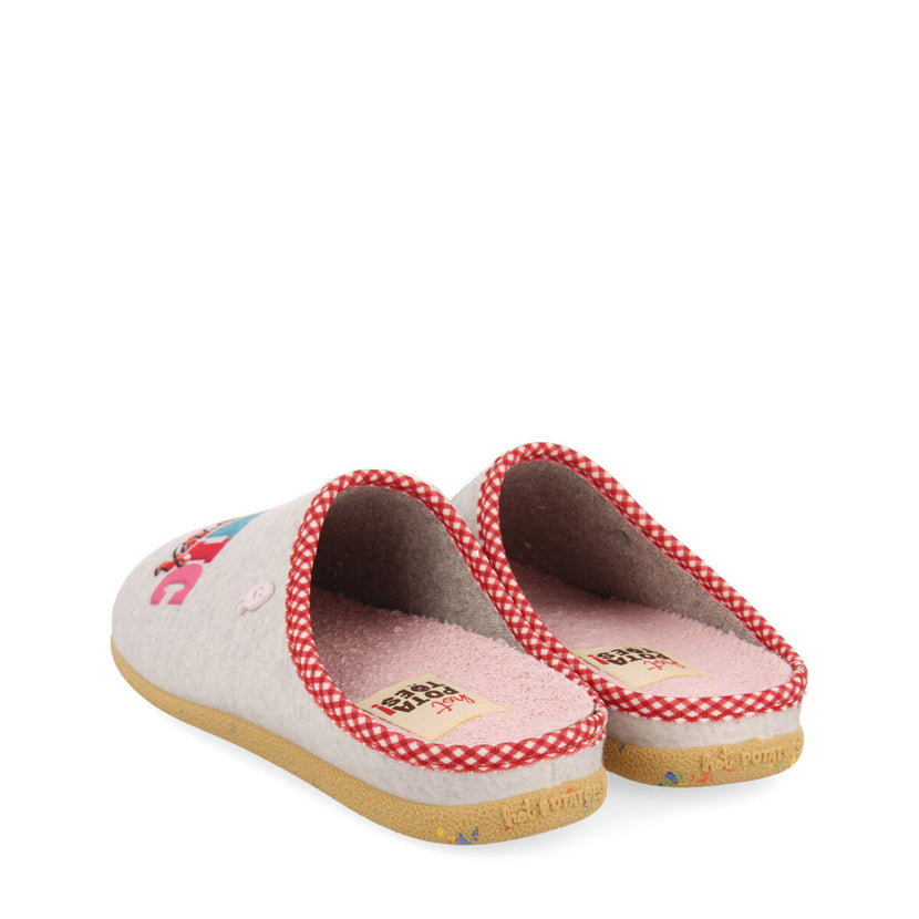 Gueret grey slippers