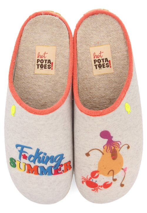 Tengah grey slippers