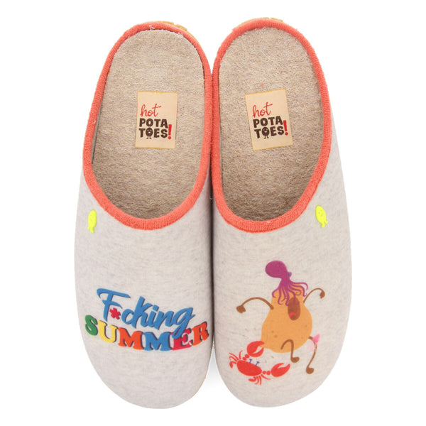 Tengah grey slippers