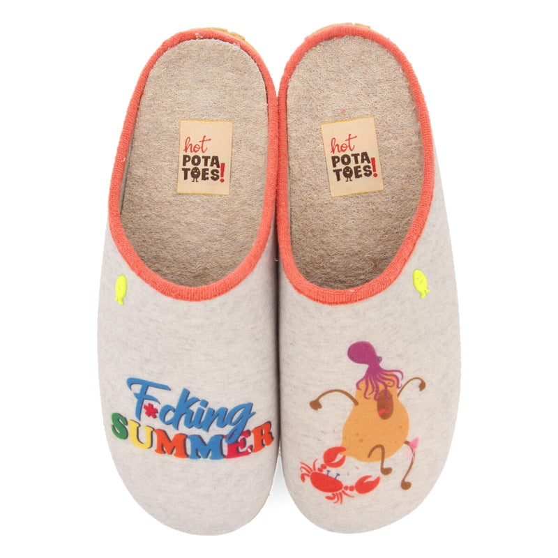 Tengah grey slippers