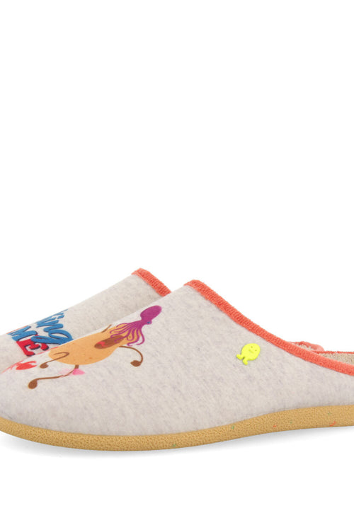 Valros grey slippers