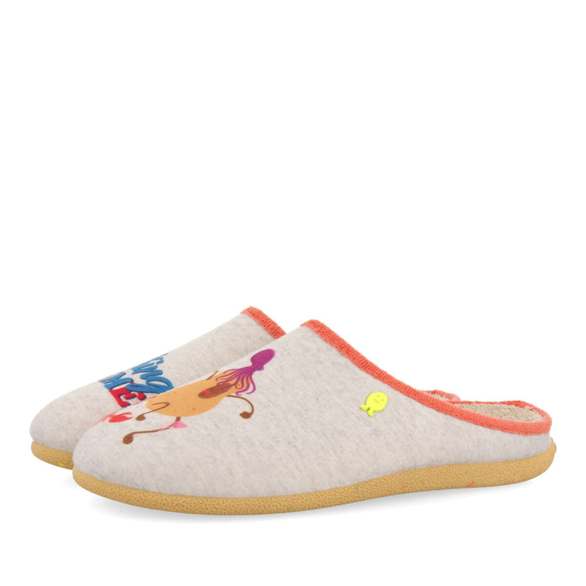 Chaussons gris valros