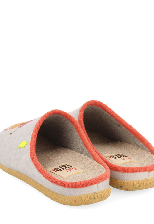 Valros grey slippers