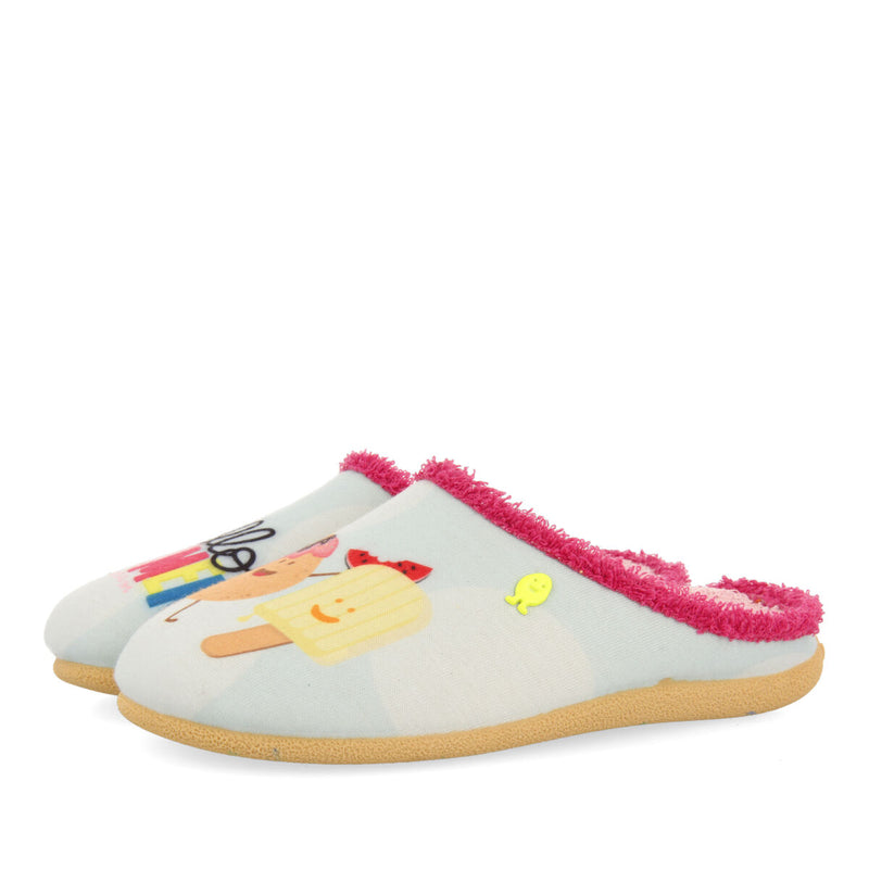 Bambui turquoise slippers