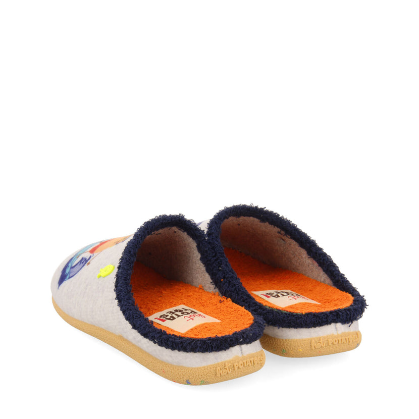 Samer grey slippers