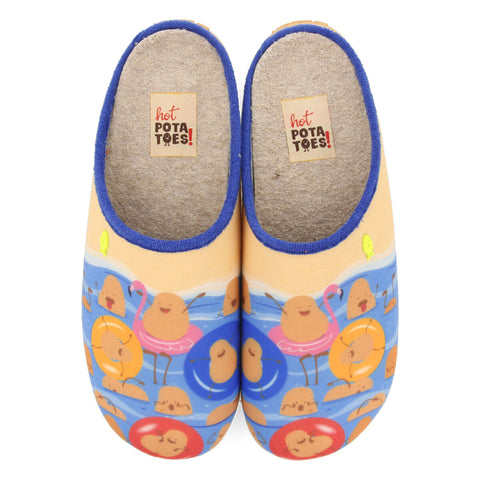 NADES MULTICOLOURED SLIPPERS