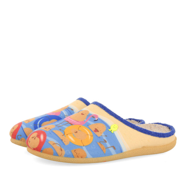 Velu multicoloured slippers