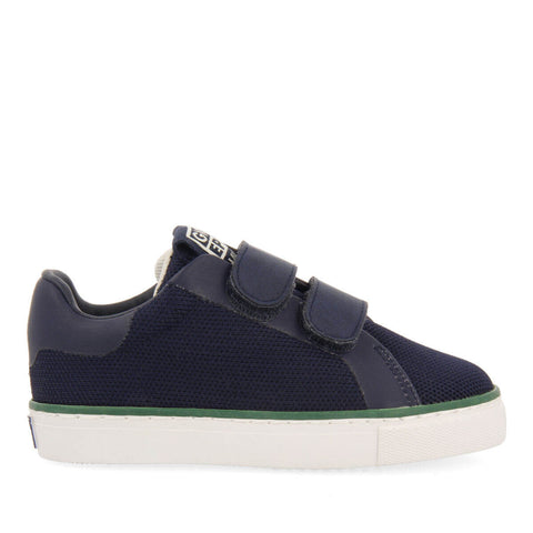 SALENTO BOYS NAVY BLUE MESH SNEAKERS