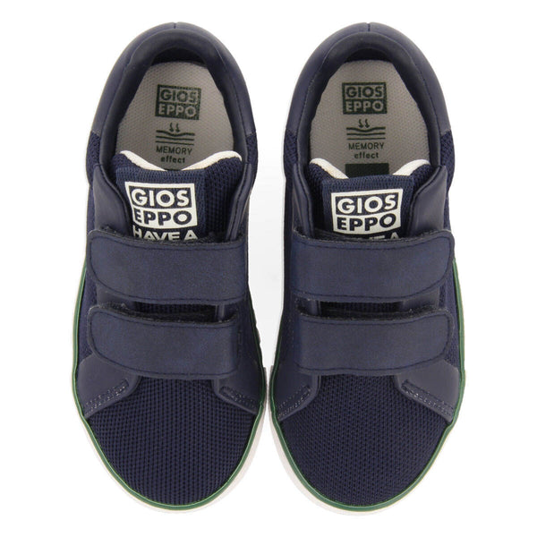 Salento boys navy blue mesh sneakers