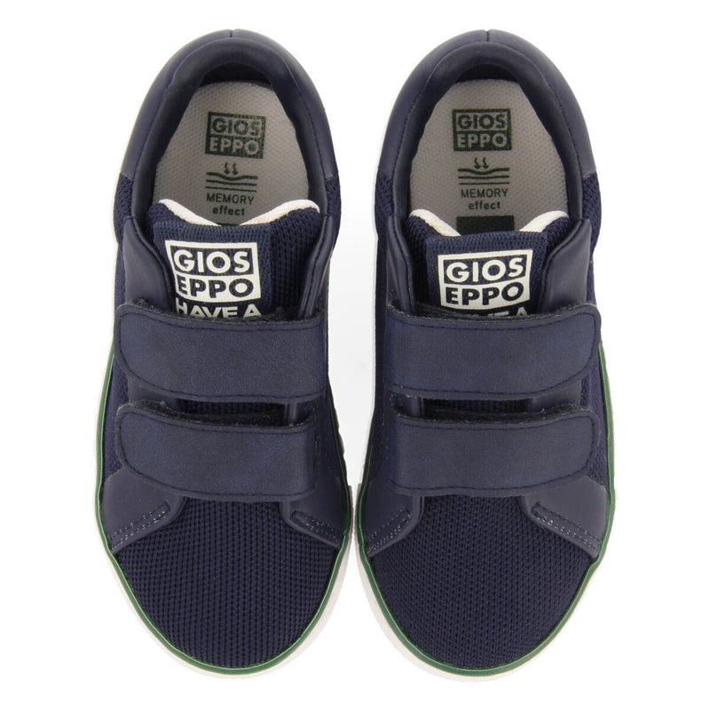 Salento boys navy blue mesh sneakers